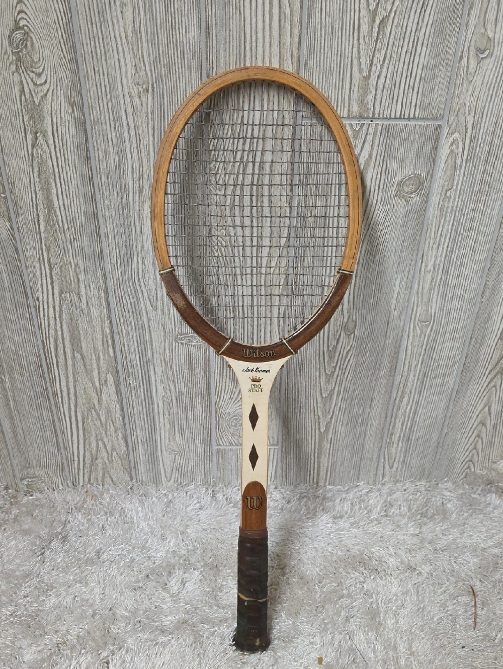 Wilson Jack Kramer Pro Staff Wooden Tennis Racket Vintage